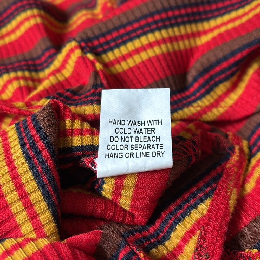 {NWOT} Wild Honey Striped Ribbed Bodysuit - Picture 10 of 10